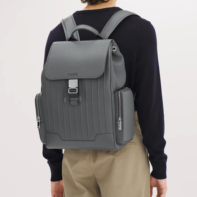 rimowa neverstill leather backpack large